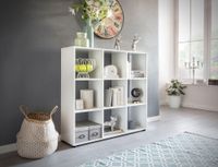 Bücherregal ZARA 9 Fächern Weiß