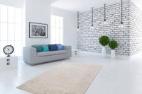 Luxury 110 Elfenbein / Taupe 80cm x 150cm