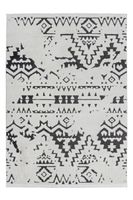 Agadir 110 Weiß / Schwarz 120cm x 170cm