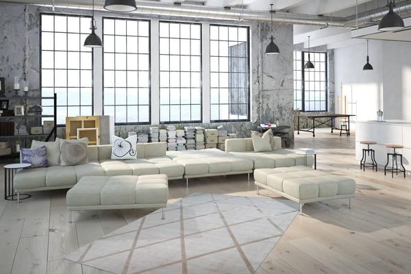 Luxury 210 Elfenbein / Taupe 200cm x 290cm