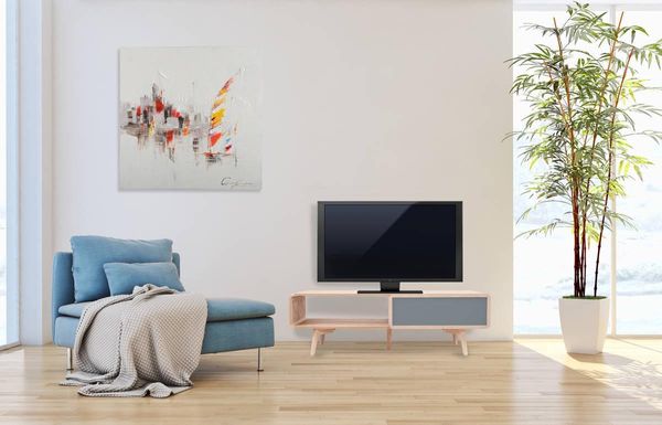 TV-Tisch Addison I Esche / Grau