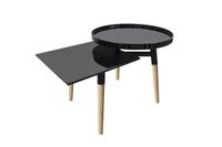 Tabletttisch Butler 210 Schwarz
