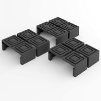 Casaria Bodenschoner 12er-Set Bierzeltgarnitur