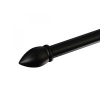 Endstück Mush für Gardinenstangen ø 20 mm, schwarz, 1 Stück