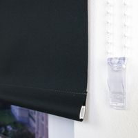 Seitenzugrollo 092 x 180 cm schwarz