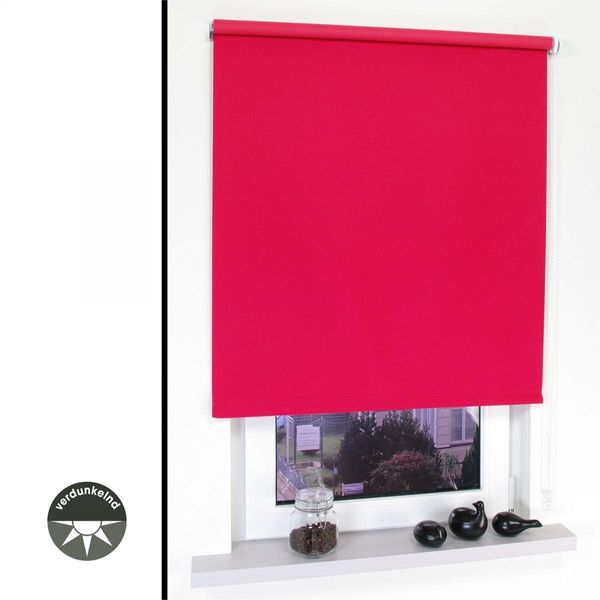 Seitenzugrollo 142 x 180 cm rot