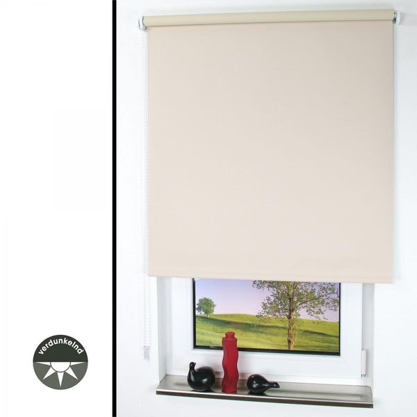 Seitenzugrollo 062 x 180 cm cream