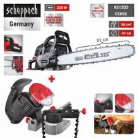 Benzinkettensäge CSH 56 + Kettenschärfgerät KS1200