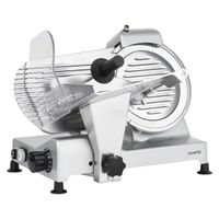 Alleschneider MSX220 Schnittstärke 0-12 mm italienische Klinge 20 cm, eingebauter Schärfer 282 rpm