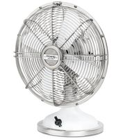 Elektrischer Tischventilator 25cm Durchmesser JOE50 Weiß