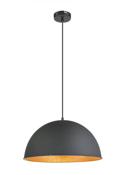 Lighting - LENN - Hängeleuchte Metall schwarz, 1x E27