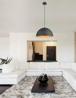 Lighting - LENN - Hängeleuchte Metall schwarz, 1x E27