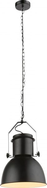 Lighting - KUTUM - Hängeleuchte Metall schwarz matt, 1x E27