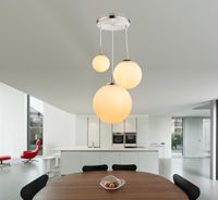 Lighting - JOEL - Hängeleuchte Metall Nickel matt, 3x E27