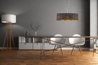 Lighting - CLARKE - Hängeleuchte Metall Nickel matt, 3x E27