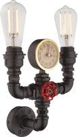 Lighting - BAYUDA - Wandleuchte Metall schwarz, 2x E27