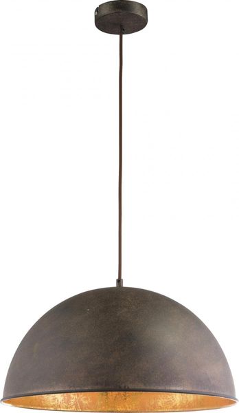 Lighting - XIRENA I - Hängeleuchte Metall rostfarben, 1x E27