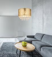 Lighting - AMY - Hängeleuchte Metall Nickel matt, 1x E27