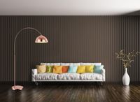Lighting - NEWCASTLE - Stehleuchte Metall kupferfarben, 1x E27