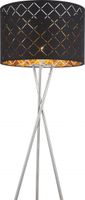 Lighting - CLARKE - Stehleuchte Metall Nickel matt, 1x E27