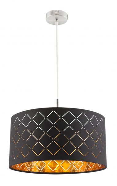 Lighting - CLARKE - Hängeleuchte Metall Nickel matt, 1x E27