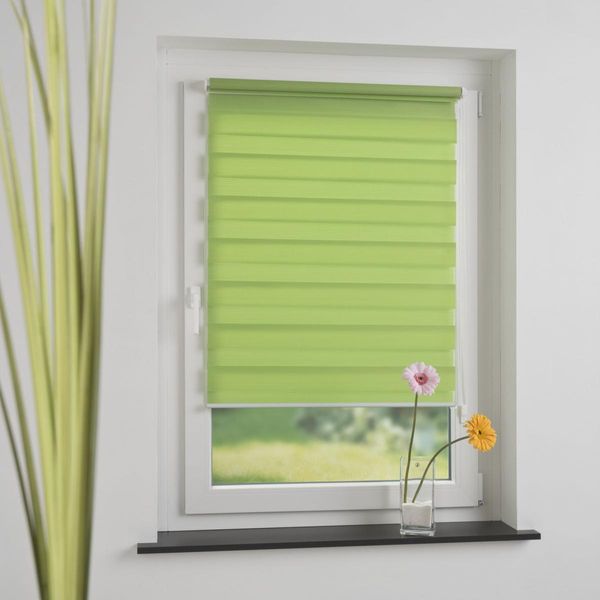 Klemmfix Duo-Rollo 70 x 210 cm apple green