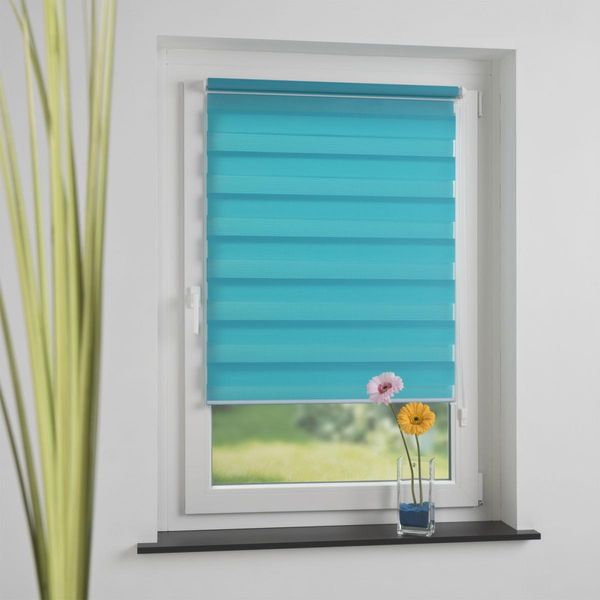 Klemmfix Duo-Rollo 70 x 210 cm blue lagoon