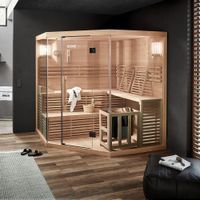 Traditionelle Sauna SKYLINE XL BIG 200 x 200 cm