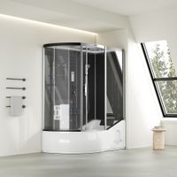ALLIN 2in1 schwarz 170x90cm - links