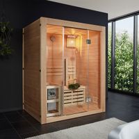 Traditionelle Sauna SKYLINE L - 150 x 120 cm