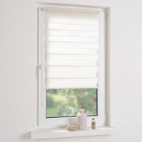 DUO-Rollo mini,Klemmfix Doppelrollo, natur, lichtdurchlässig, Rollo 80 x 210 cm (B x H)