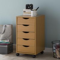 Rollcontainer 33x64x38cm Buche