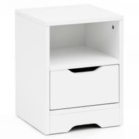 Nachtkonsole 31x43x31cm Weiß