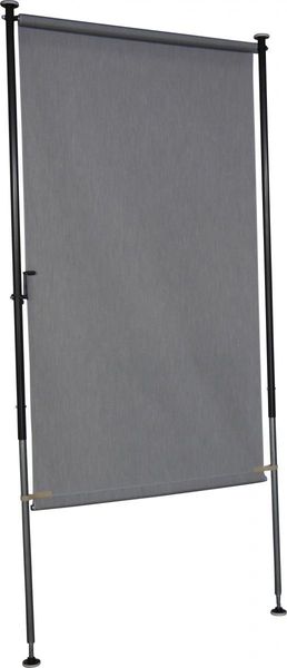Balkonsichtschutz hellgrau 150 cm