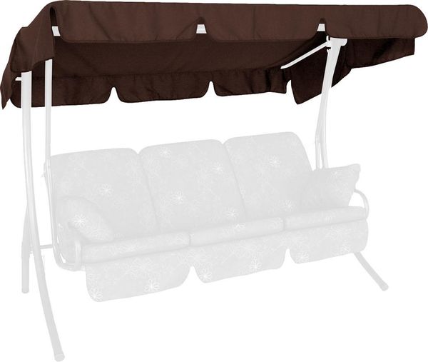 Sonnendach 210 x 145 cm Swingtex braun