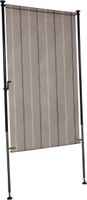 Balkonsichtschutz beige/braun 120 cm
