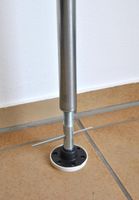 Balkonsichtschutz orange/braun 120 cm