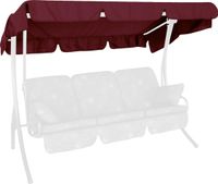 Sonnendach 210 x 145 cm Swingtex bordeaux