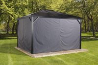 Sojag Vorhänge Seitenteile für Pavillon Verona 10x14