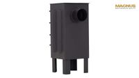 Markone Magnus Kaminofen mit Schamottstein GT7 schwarz Ofen für Terrasse, Garten, Balkon