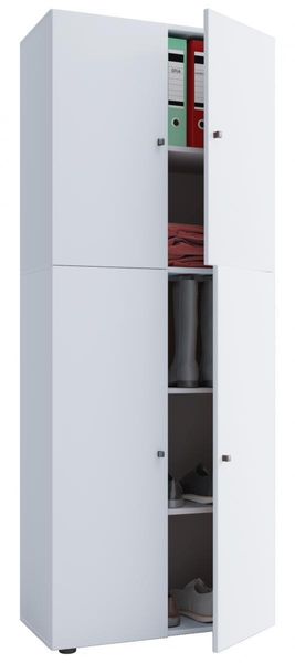 my home Kleiderschrank Lona / Weiss