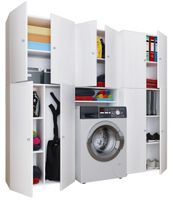 my home Kleiderschrank Lona / Weiss