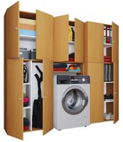my home Kleiderschrank Lona / Buche