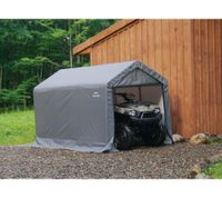 ShelterLogic Foliengerätehaus 5,4 m² grau