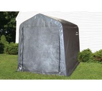 ShelterLogic Foliengerätehaus 5,4 m² grau