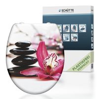 WELLYNESS WC-Sitz Duroplast, Motiv Steine