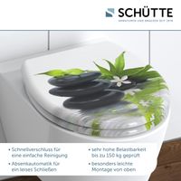 WC-Sitz JASMIN Duroplast Motiv Steine