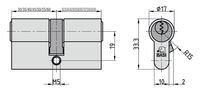AS - 30/35 mm Profil-Doppelzylinder