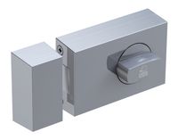 KS500-60 Kastenschloss (käntig) Silber - SS