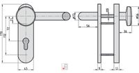 SB/FS 2200K FS-Schutzbeschlag ES1 Alu